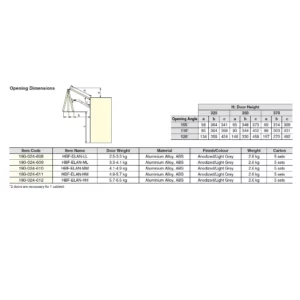 BI-FOLD lift-assist stay HBF-ELAN - Image 10