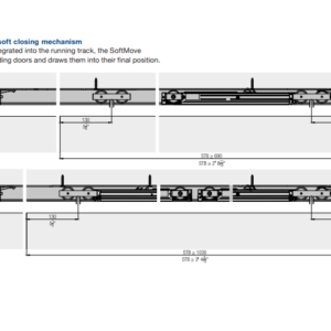 Junior 80 B (Pocket) Sliding Interior Pocket Door System - Image 3