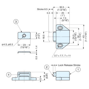 ML-30S Magnetic Touch Latch - Image 4