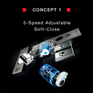 Concealed Hinge 105° Opening/14MM OVERLAY - Image 7