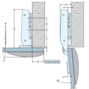 GH-J95FP FACE PLATE FOR GLASS DOOR FOR J95 - Image 7