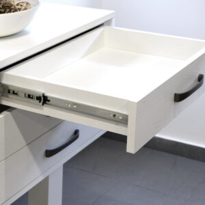 Set of ball bearing drawer runner, (Soft Close), full extension, 35KG., Zinc plated, Steel - Image 8
