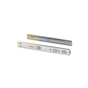 Set of ball bearing drawer runner, (Push to Open), full extension, 30KG, soft close., Zinc plated, Steel - Image 4