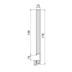 Vertex 60 kg exterior drawer height 178 mm - Image 4
