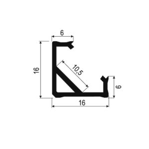 LED profile for corner installation Corner 45 - Image 4