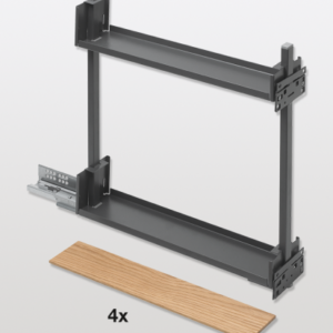 PEKA BOTTLE RACK, SNELLO FIORO, SOFT CLOSE, PEKA, (150/300MM) - Image 3
