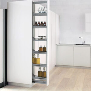 LARDER LIBELL, SOFT CLOSE, 5 STORAGE BASKETS, PEKA,