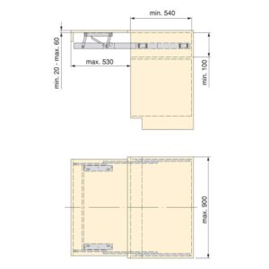 Opla Top extendable and lift-up table slides - Image 5
