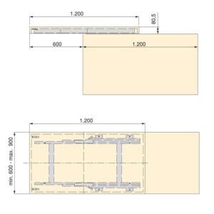 Twice Top sliding table slides - Image 5
