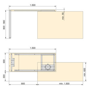 Sestante rotating and sliding table slides - Image 4