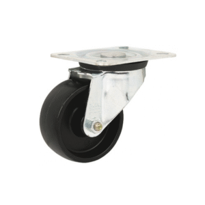 Swivel Castor Wo Brake Gal/Blk D80mm Pl
