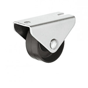 Single Wheel Castor, without Brake, 15-45 mm, Plate Fixing, 20kgs, zinc